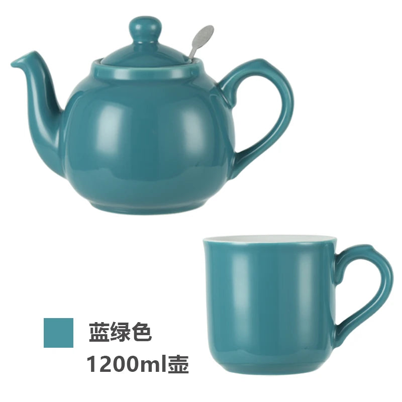 Théière farmhouse céramique avec filtre inox 600ml