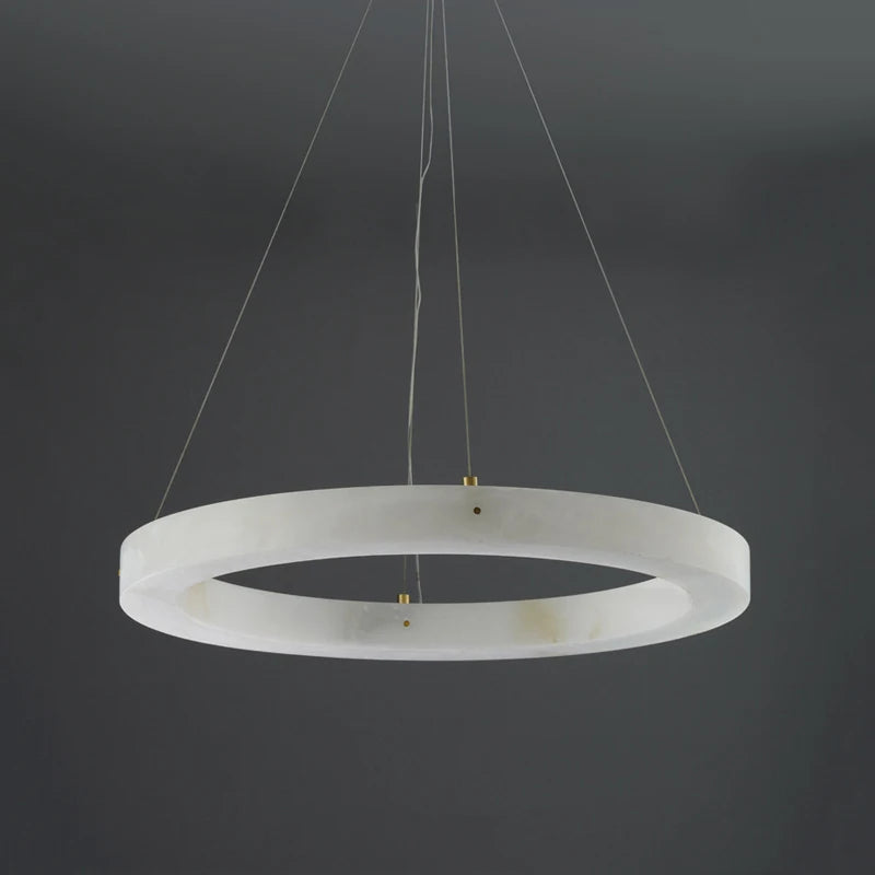 suspension circulaire en marbre pour décoration intérieure - vue 3 sur 6