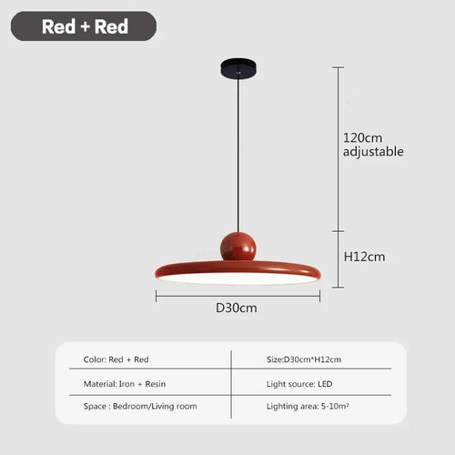 led nordique suspension lumière soucoupe volante éclairage intérieur