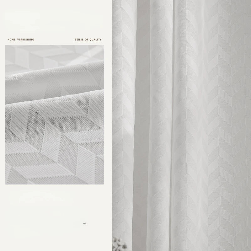 Voilage rideau léger style japonais pour salon chambre