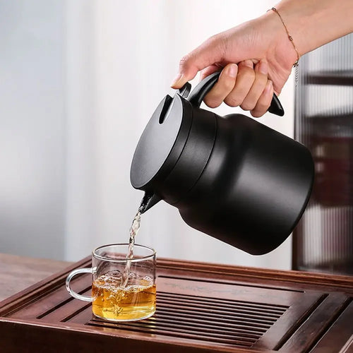 Théière acier inoxydable isolation infuseur grande capacité