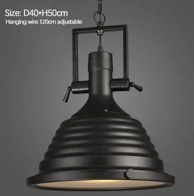 suspension industrielle rétro pour décoration moderne intérieure - vue 17 sur 17