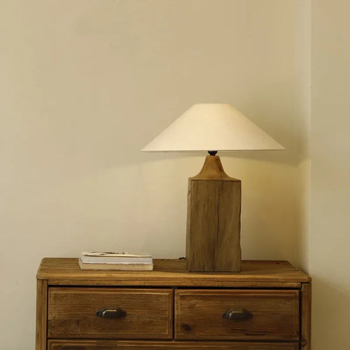 lampe de chevet design japonais wabi-sabi luxe zen et rétro - vue 2 sur 7