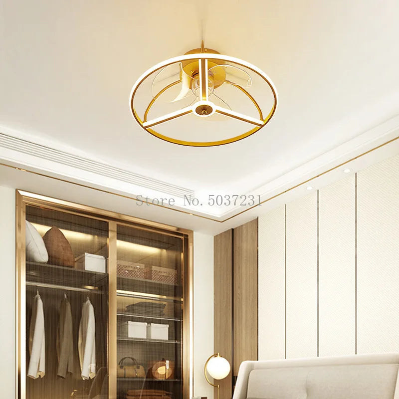 ventilateur de plafond led silencieux pour chambre d'enfants