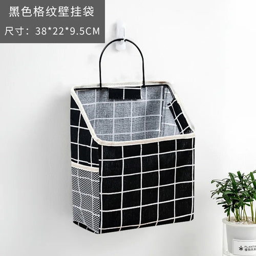 sac de rangement mural en tissu pour livres et magazines - vue 9 sur 12