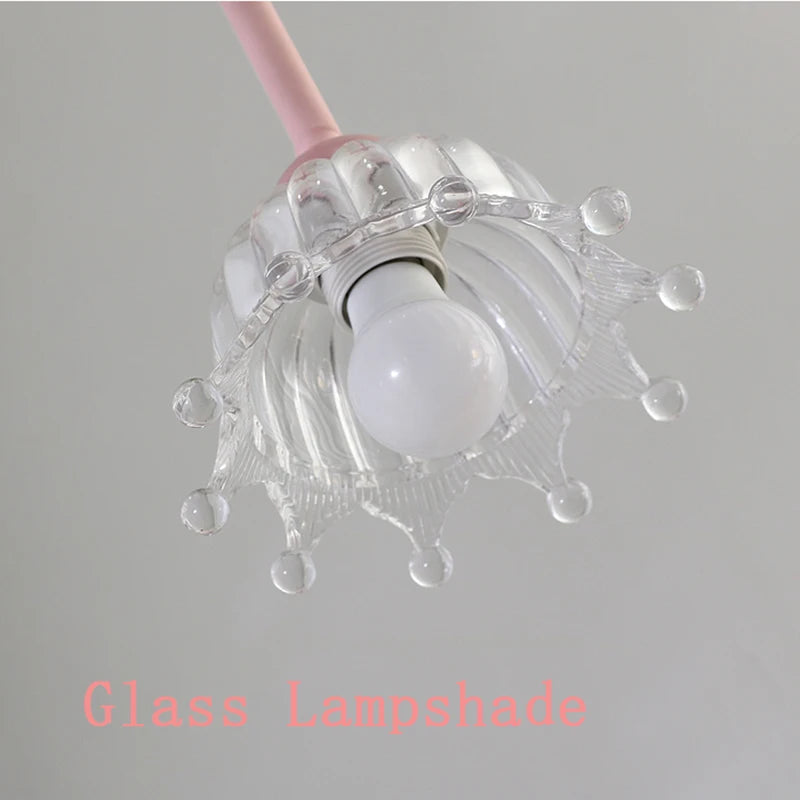 suspension romantique en verre pour décoration élégante - vue 6 sur 10