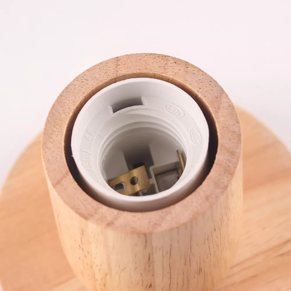 suspension bois rétro industrielle pour décoration maison - vue 3 sur 10