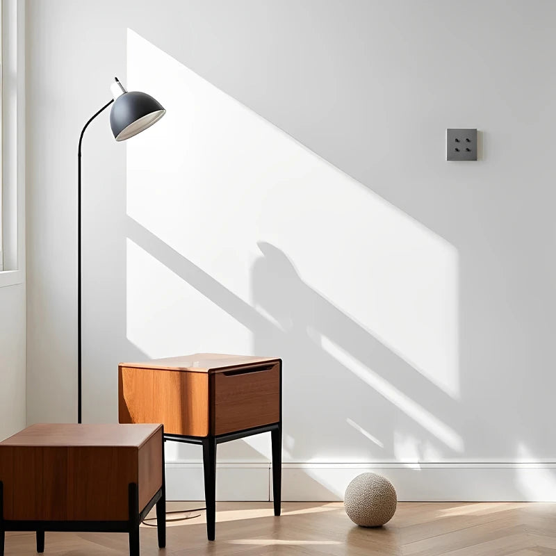 Prise RJ45 en acier gris foncé brossé