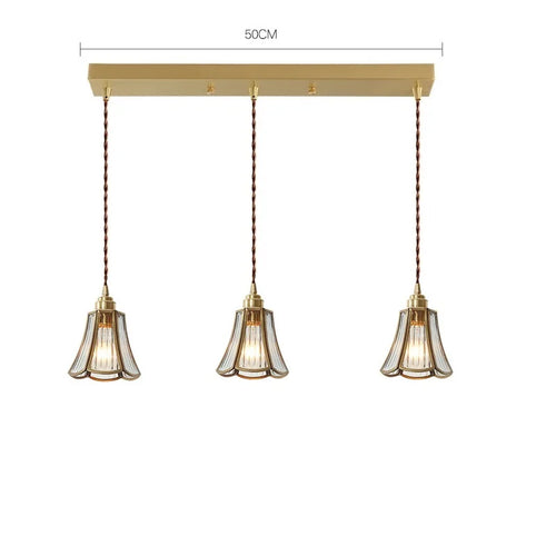 Suspension Nordique LED en Verre et corps doré - vue 15 sur 20
