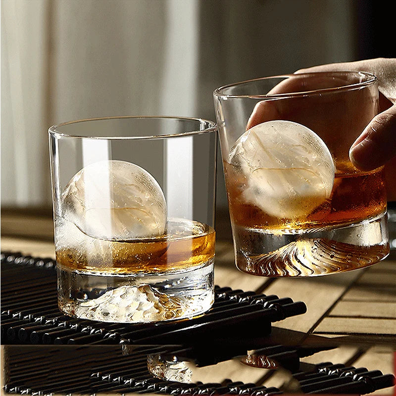 Verres a whisky resistants style texture pour spiritueux