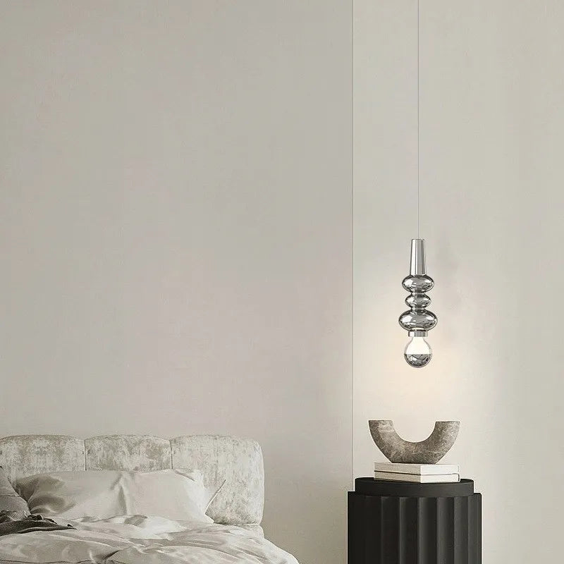 Suspension nordiques en fer chenille minimaliste