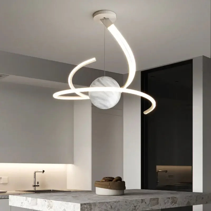 plafonnier led moderne créatif pour décoration intérieure - vue 3 sur 10