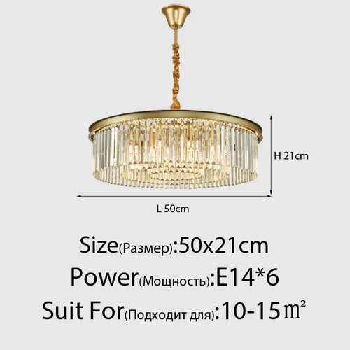 lustre moderne en cristal style nordique vintage pour intérieur élégant - vue 16 sur 21