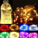 guirlande lumineuse led en fil de cuivre pour décorations de fête