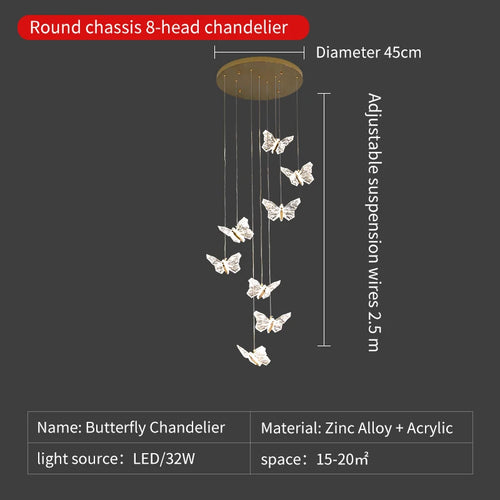 suspension en cristal nordique à led pour décoration moderne - vue 16 sur 18