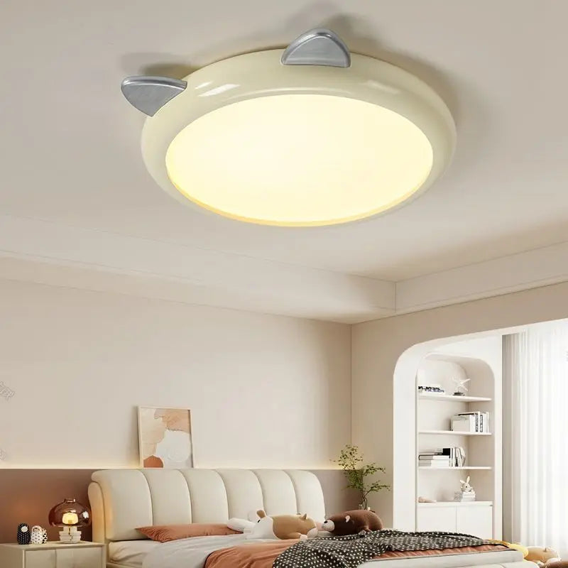 plafonnier mignon pour chambre d'enfant avec chat animal - vue 4 sur 8