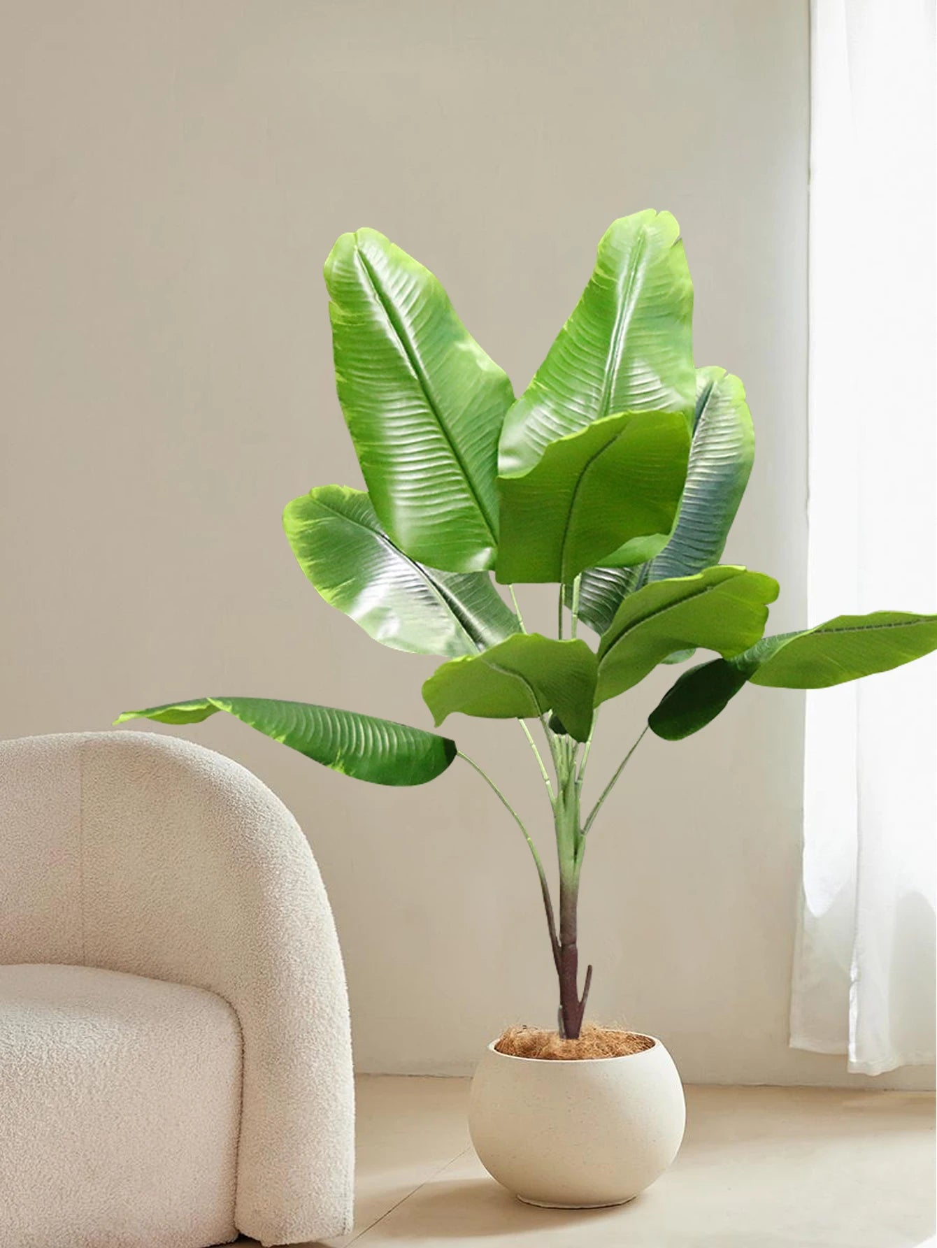 plantes de bananiers artificielles et feuillage tropical décoratif - vue 3 sur 8
