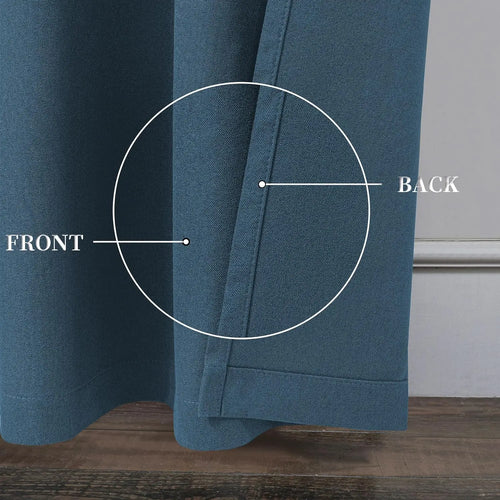 Rideau occultant imitation lin sur mesure chambre salon