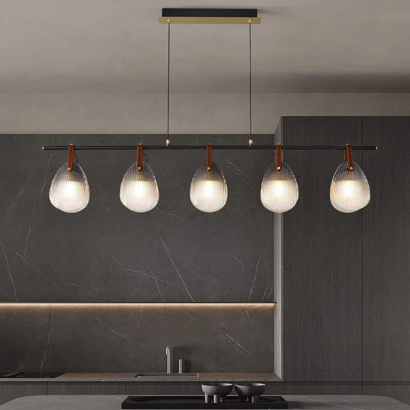 Lustre design led suspendues moderne décoratif intérieur - vue 5 sur 8
