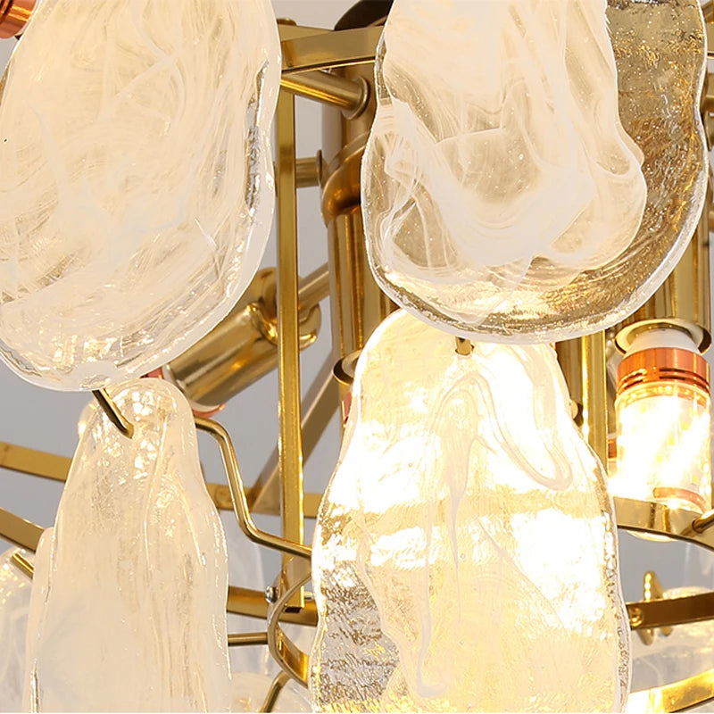 suspension rétro en verre moderne pour décoration intérieure 2024 - vue 6 sur 11