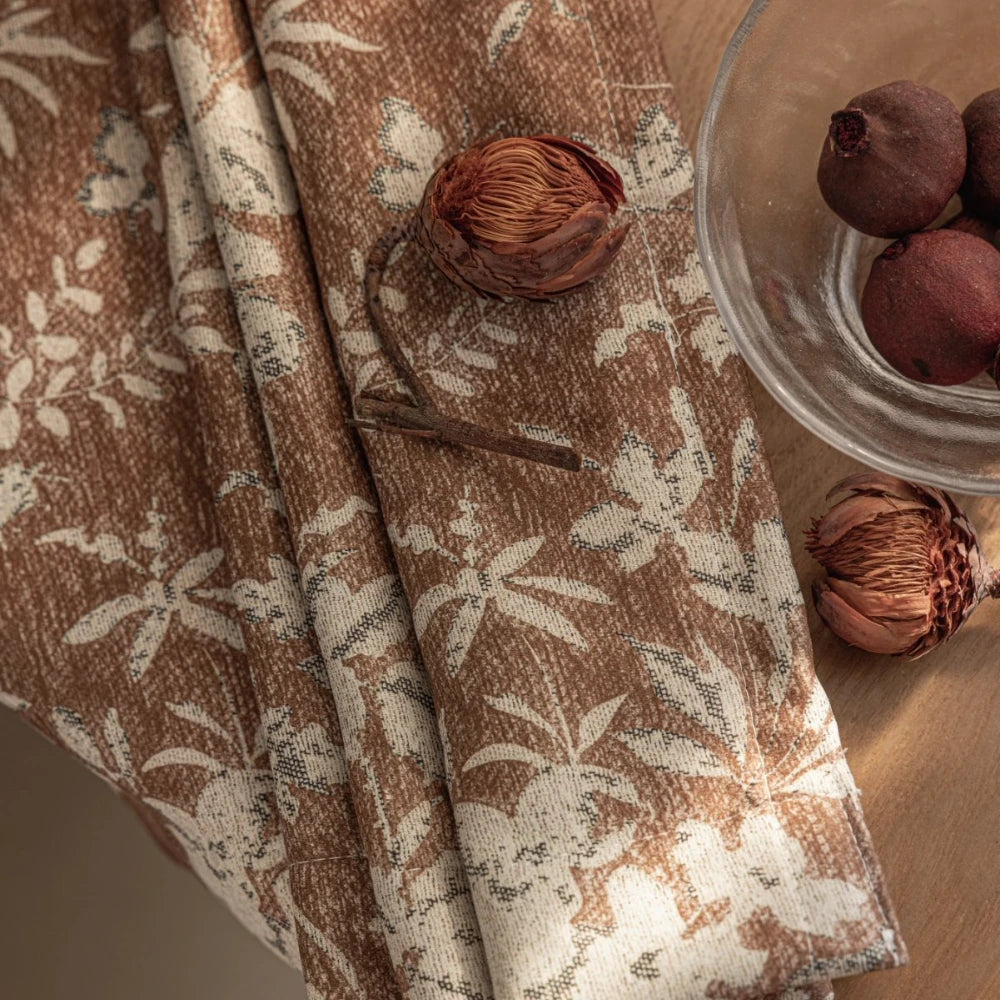 Rideau occultant moderne motifs floraux pour salon chambre - vue 4 sur 9