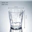 Verres incassables acrylique reutilisables pour vin biere jus