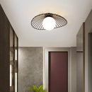 Lampe plafonnier art nordique verre solide
