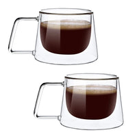 tasse expresso verre double paroi 200ml résistante chaleur