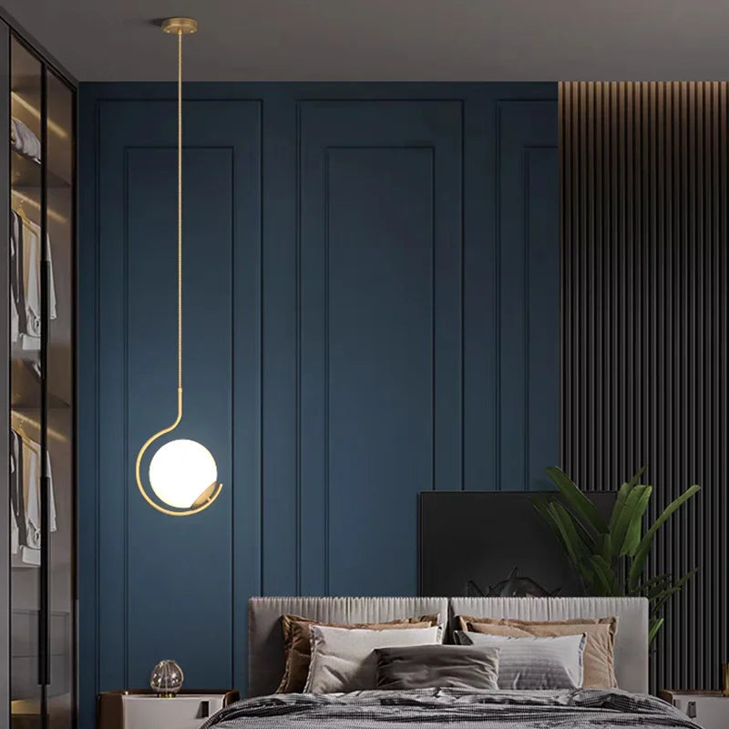 Suspension au design nordique moderne et minimaliste