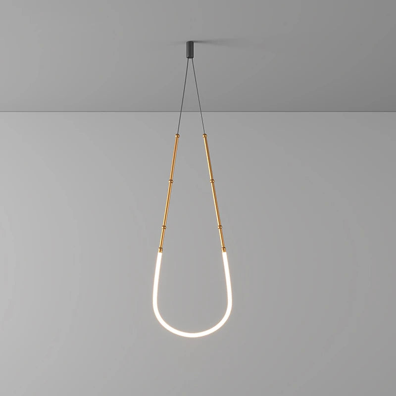 lustre en art déco design suspendu en led - vue 5 sur 16