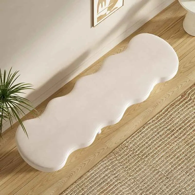 tabouret en velours nordique créatif pour loisirs et détente - vue 5 sur 10