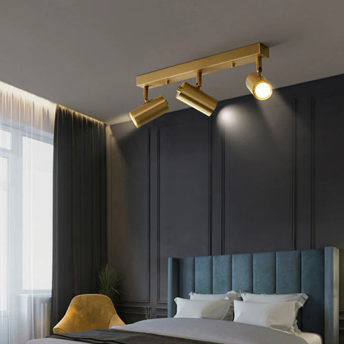 plafonnier led moderne avec projecteurs luminaire09