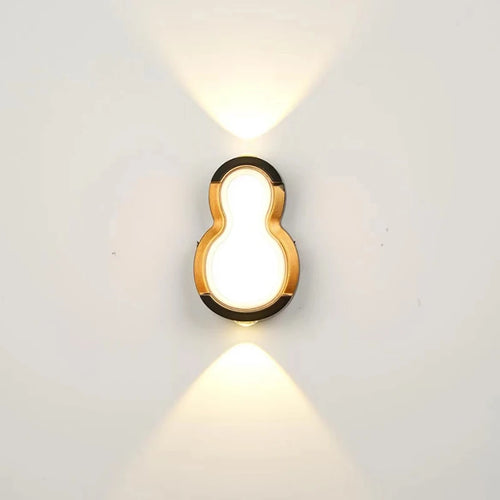 applique murale extérieure moderne étanche à led pour tous espaces - vue 3 sur 12