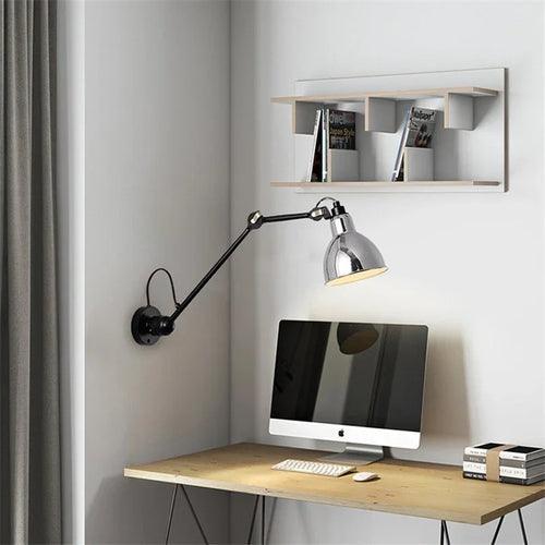applique murale bras robotique luminaire design pour intérieur moderne - vue 4 sur 10