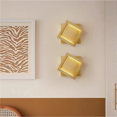 applique murale en cuivre décoration moderne design nordique luxe