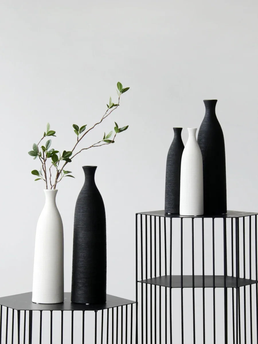 vase en céramique moderne pour décoration intérieure artisanale - vue 5 sur 15