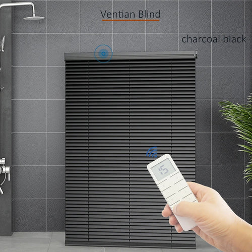 Store vénitien horizontal sans cordon réglable pour fenêtre