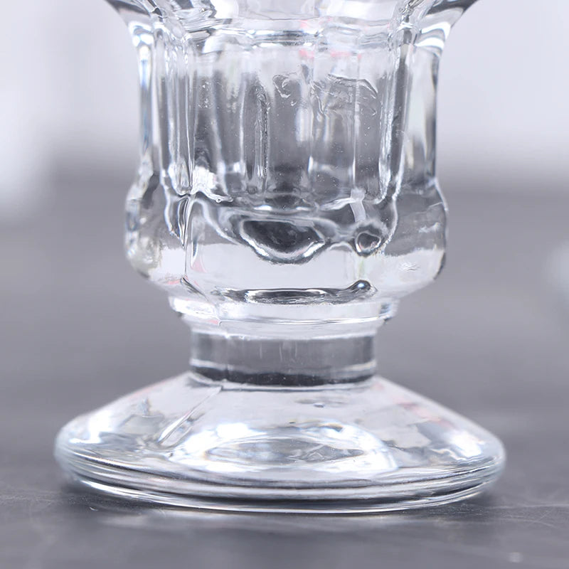 bougeoir en verre cristal pour mariage et décoration intérieure - vue 6 sur 9