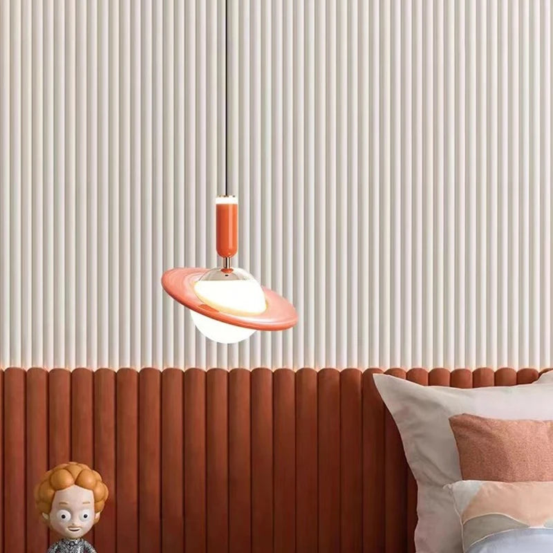 lustre saturno design led ajustable en hauteur