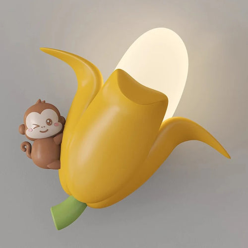 applique murale créative banane maïs fraise pour chambre enfant - vue 7 sur 9