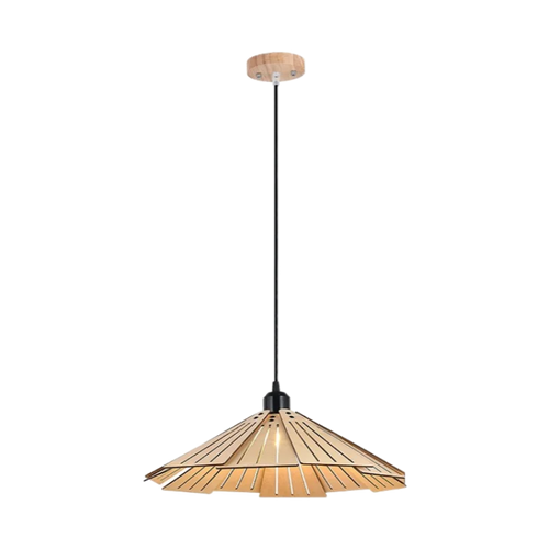 suspension en bois rétractable à bascule luminaire décoratif d'intérieur - vue 7 sur 18