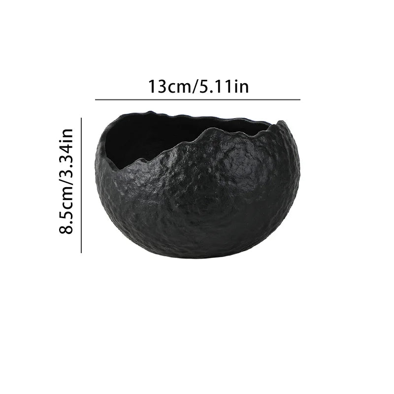Bol porcelaine design coquille oeuf irrégulier style raffiné