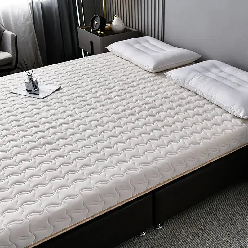 surmatelas en coton éponge pour lit king size et coussin de sol - vue 8 sur 8