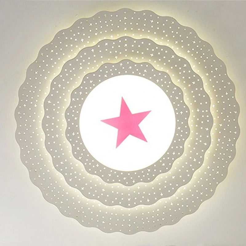 plafonnier led simple design moderne luminaire décoratif personnalisable - vue 5 sur 9