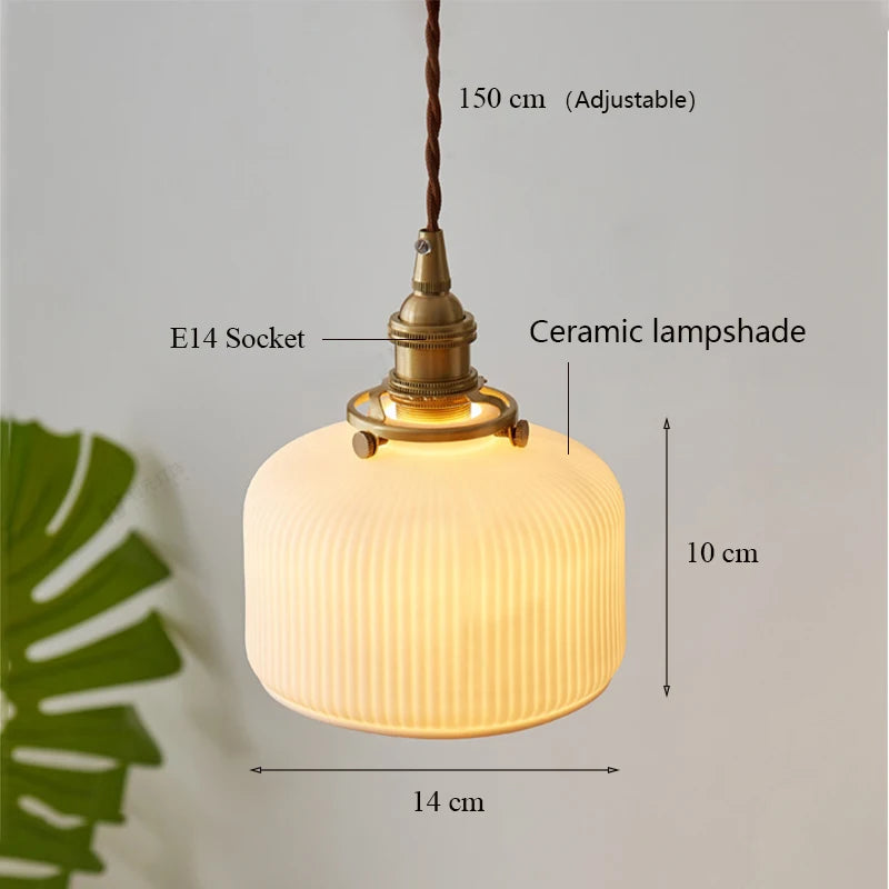 Lustre led japonais nordique luxe - vue 5 sur 10