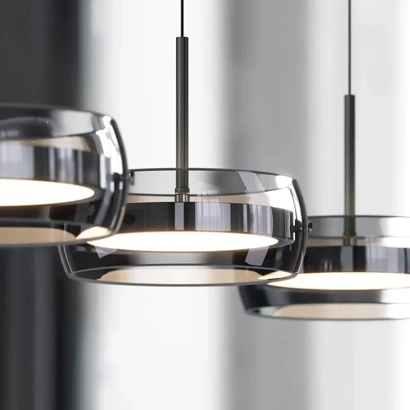 lustre à led pour décoration intérieure moderne et élégante - vue 5 sur 10