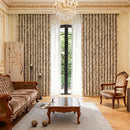 Rideau occultant imprimé style europeen pour chambre salon