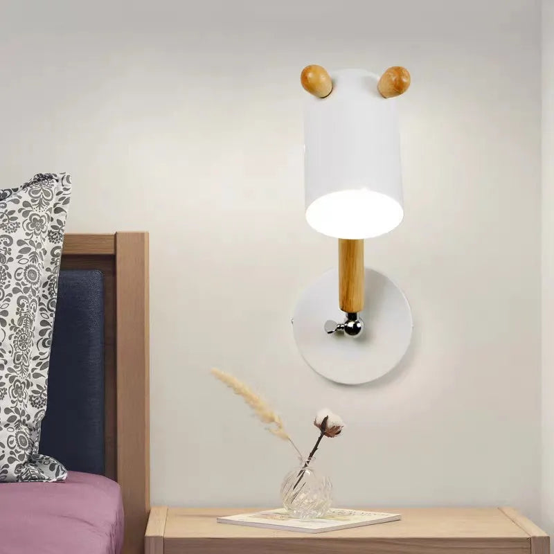 applique murale moderne pour chambre d'enfants style dessin animé - vue 3 sur 9