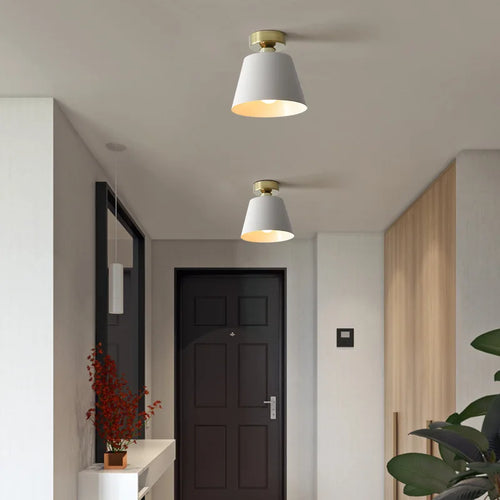 plafonnier moderne à LED pour extérieur et entrée - vue 5 sur 8