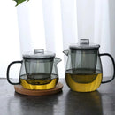 Théière verre borosilicate avec infuseur style moderne